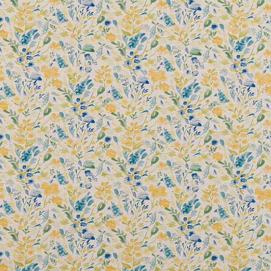 Wild Meadow Teal Roman Blinds