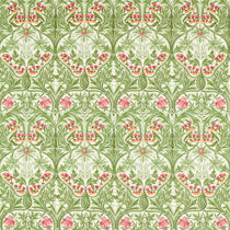 Bluebell Leaf Green Sweet Briar 227038 Curtains