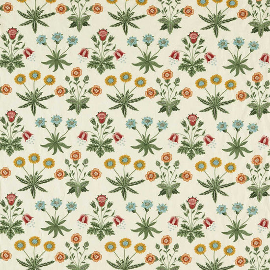 Daisy Embroidery Cream Multi 237310 Fabric by the Metre