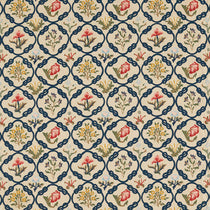Mays Coverlet Indigo Rose 237308 Fabric by the Metre