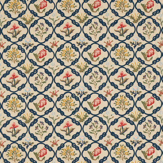 Mays Coverlet Indigo Rose 237308 Fabric by the Metre