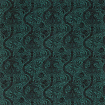 Indian Flock Velvet Cerulean Walnut 236944 Fabric by the Metre