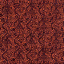 Indian Flock Velvet Russet Mulberry 236943 Fabric by the Metre
