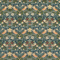 Strawberry Thief Velvet Indigo Thyme 236932 Cushions