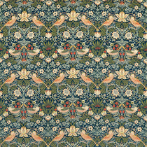 Strawberry Thief Velvet Indigo Thyme 236932 Tablecloths