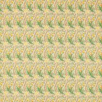 Daffodil Pink Leaf Green 226992 Fabric by the Metre