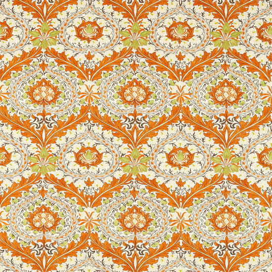 Merton Burnt Orange Chartreuse 226994 Upholstered Pelmets