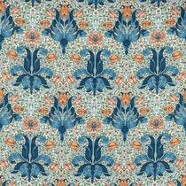 Spring Thicket Paradise Blue Peach 227207 Roman Blinds