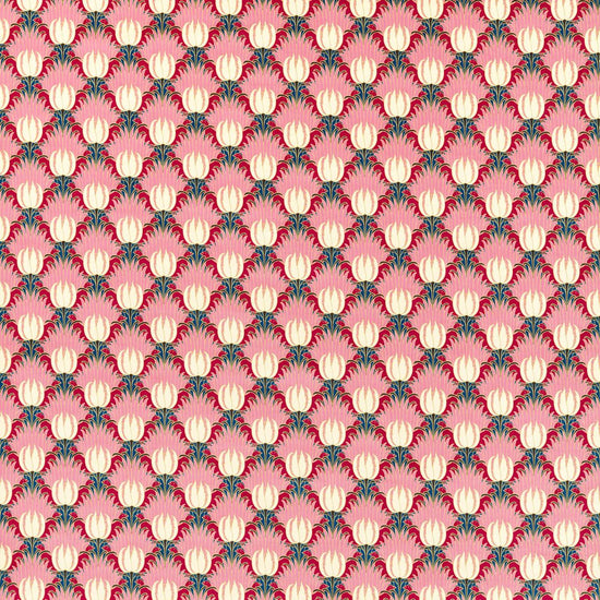 Tulip And Bird Amaranth And Blush 520020 Fabric by the Metre