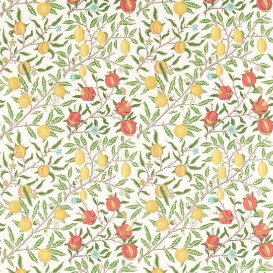 Fruit Leaf Green Madder 226907 Fabric by the Metre