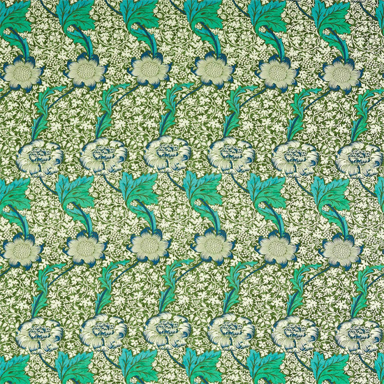 Kennet Olive Turquoise 226856 Fabric by the Metre