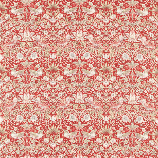 Strawberry Thief Indian Red 226915 Upholstered Pelmets