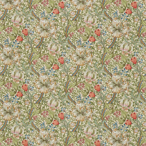 Golden Lily Green Gold 226702 Fabric by the Metre