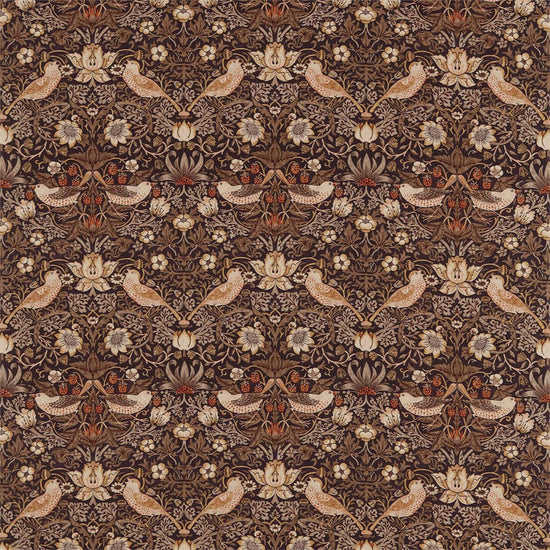 Strawberry Thief Grape Gold 226701 Apex Curtains