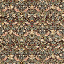 Strawberry Thief Chocolate Slate 226719 Curtains Strawberry Thief Chocolate Slate 226719 Curtains