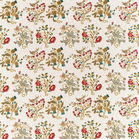Newill Embroidery Antique Carmine 236824 Apex Curtains