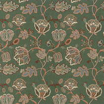 Theodosia Embroidery Bottle Green 236821 Apex Curtains