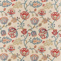 Theodosia Embroidery Wine Indigo 236822 Fabric by the Metre