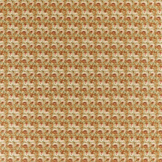 Wardle Embroidery Olive Brick 236819 Upholstered Pelmets