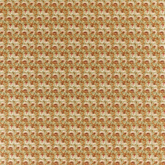 Wardle Embroidery Olive Brick 236819 Fabric by the Metre