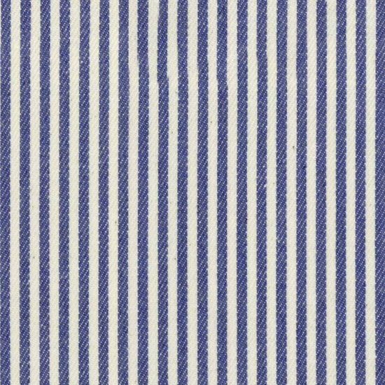 Candy Stripe Indigo Fabric by the Metre