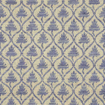 Cawood Floral Monarch Blue Apex Curtains