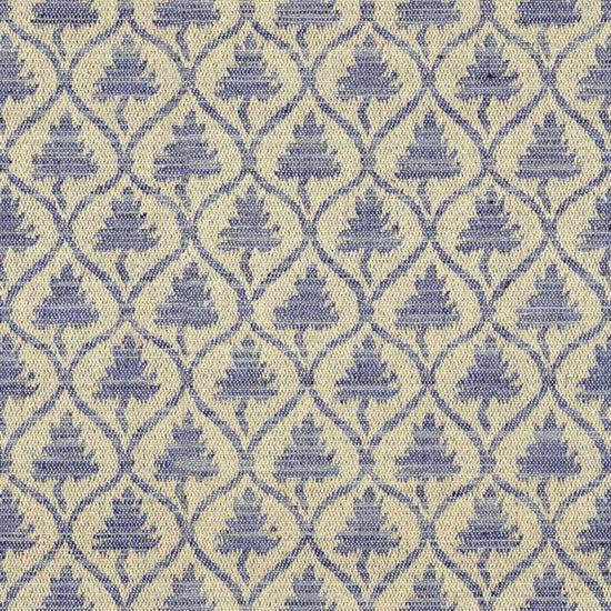 Cawood Floral Monarch Blue Fabric by the Metre