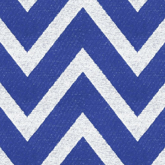 Chevron Cobalt Fabric by the Metre