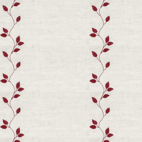 Embroidered Union Leaf Floral Claret Samples