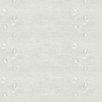 Embroidered Union Leaf Floral Cream Fabric by the Metre