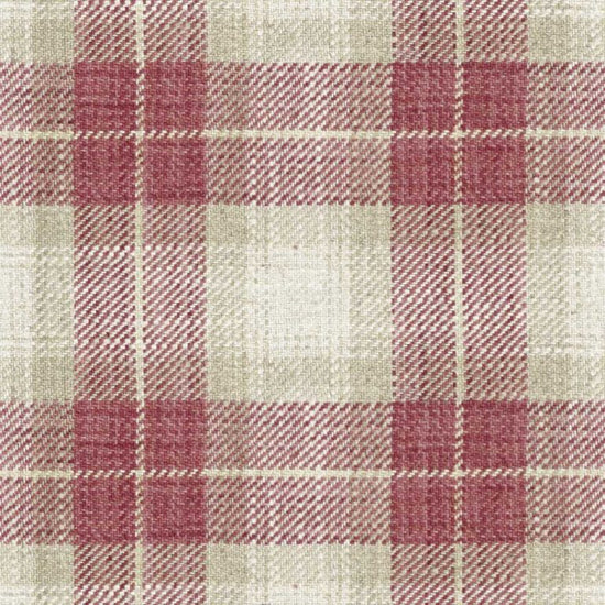 Kintyre Check Peony Apex Curtains