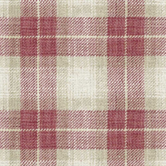 Kintyre Check Peony Fabric by the Metre