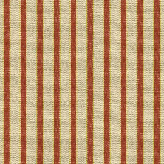 1485 Ticking Stripe Russet Fabric by the Metre