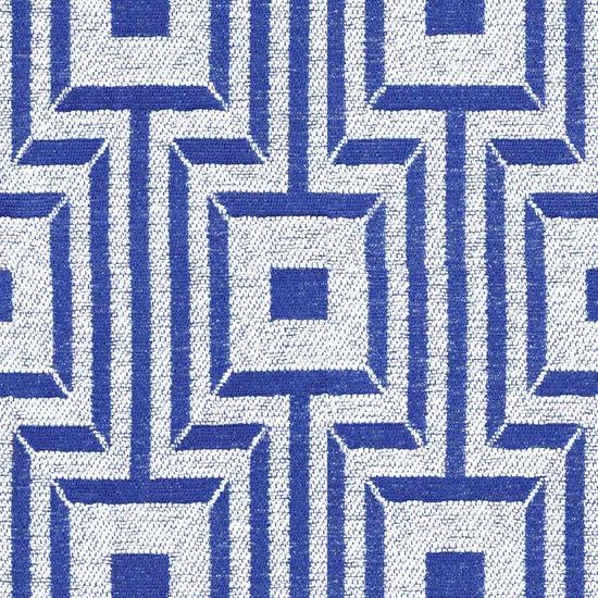 Maze Cobalt Roman Blinds