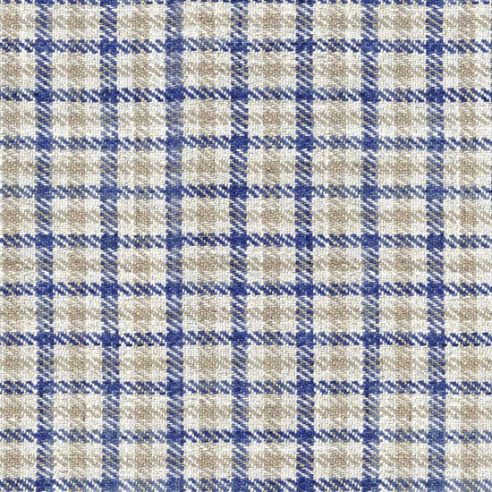 Nairn Check Blue Apex Curtains