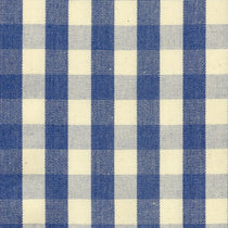 Suffolk Check Indigo Fabric by the Metre