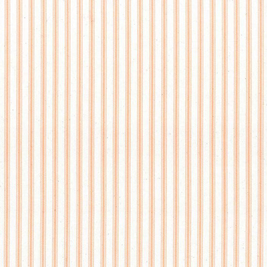 Ticking Stripe 1 Apricot Curtains