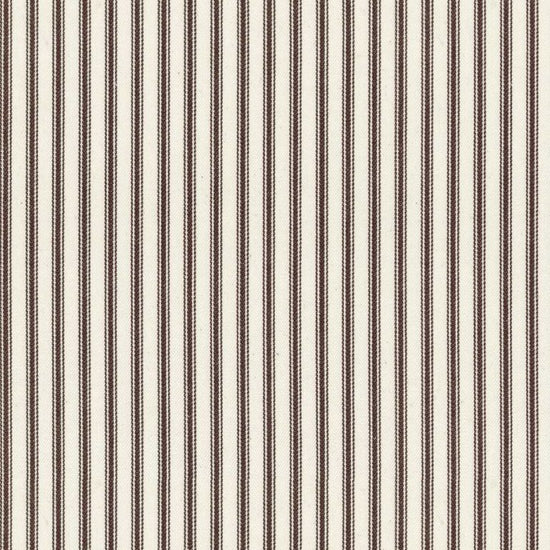 Ticking Stripe 1 Brown Upholstered Pelmets