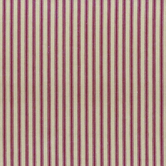 Ticking Stripe 1 Claret Curtains