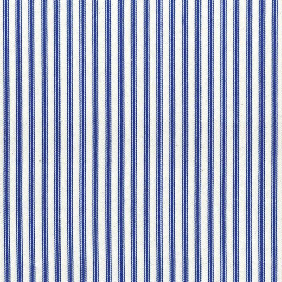 Ticking Stripe 1 Cobalt Bed Runners