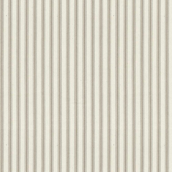 Ticking Stripe 1 Flax Curtains