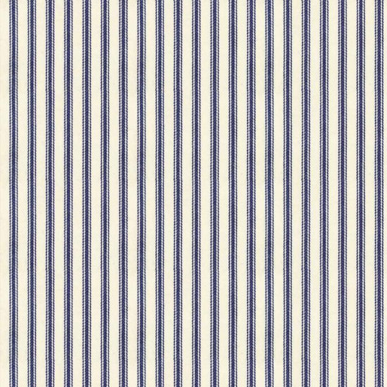 Ticking Stripe 1 Navy Curtains