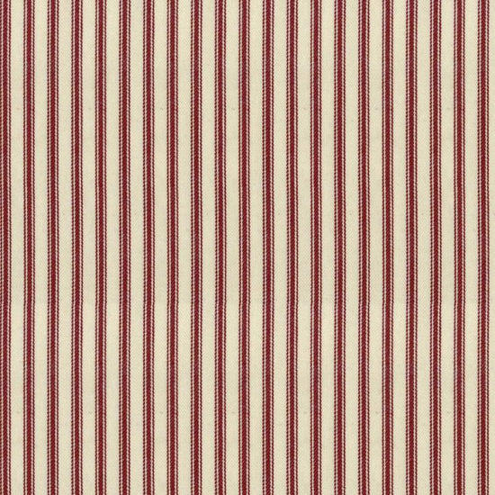 Ticking Stripe 1 Peony Fabric by the Metre