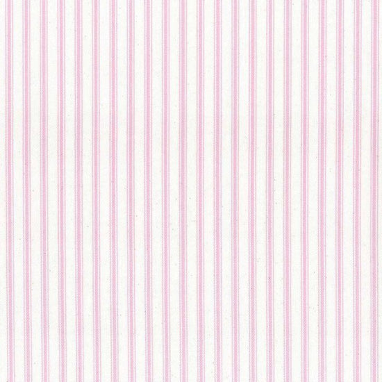 Ticking Stripe 1 Rose Roman Blinds