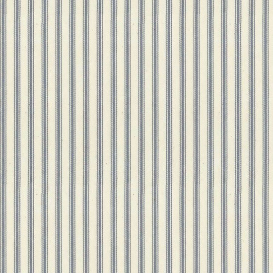 Ticking Stripe 1 Silver Curtains