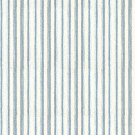 Ticking Stripe 1 Sky Fabric by the Metre
