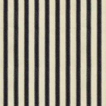 Ticking Stripe 2 Black Roman Blinds