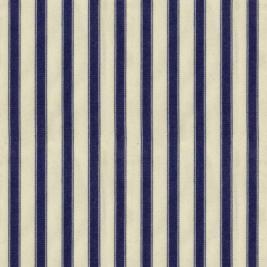 Ticking Stripe 2 Navy Box Seat Covers