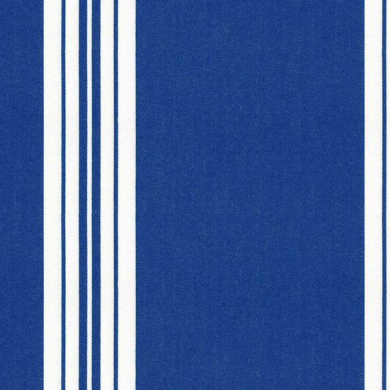 Lytham Stripe Cobalt Upholstered Pelmets