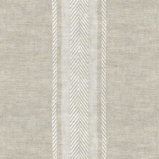 Salcombe Stripe Oatmeal Upholstered Pelmets